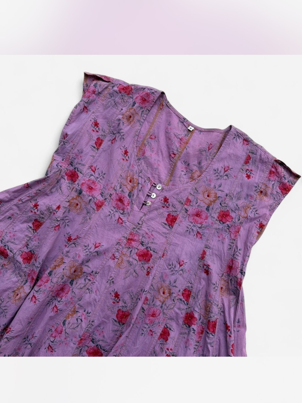 Uncle Frank NEW Floral Lavender Boho Dress Flowy Small